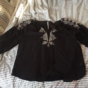 American Eagle Sheer Boho top